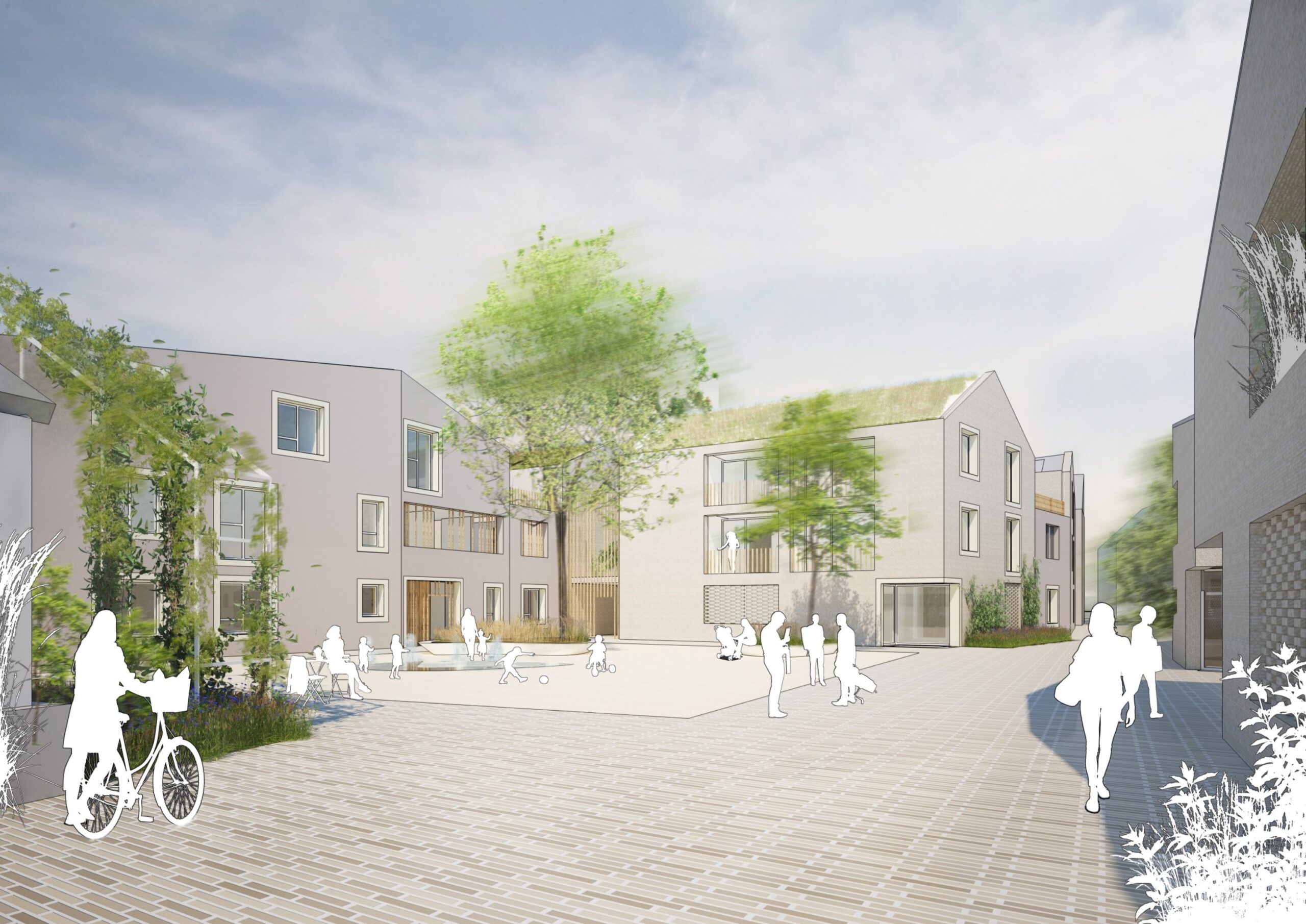 WETTBEWERB WALDENSER MITTE, MÖRFELDEN-WALLDORF I 1. PREIS I 07.2021