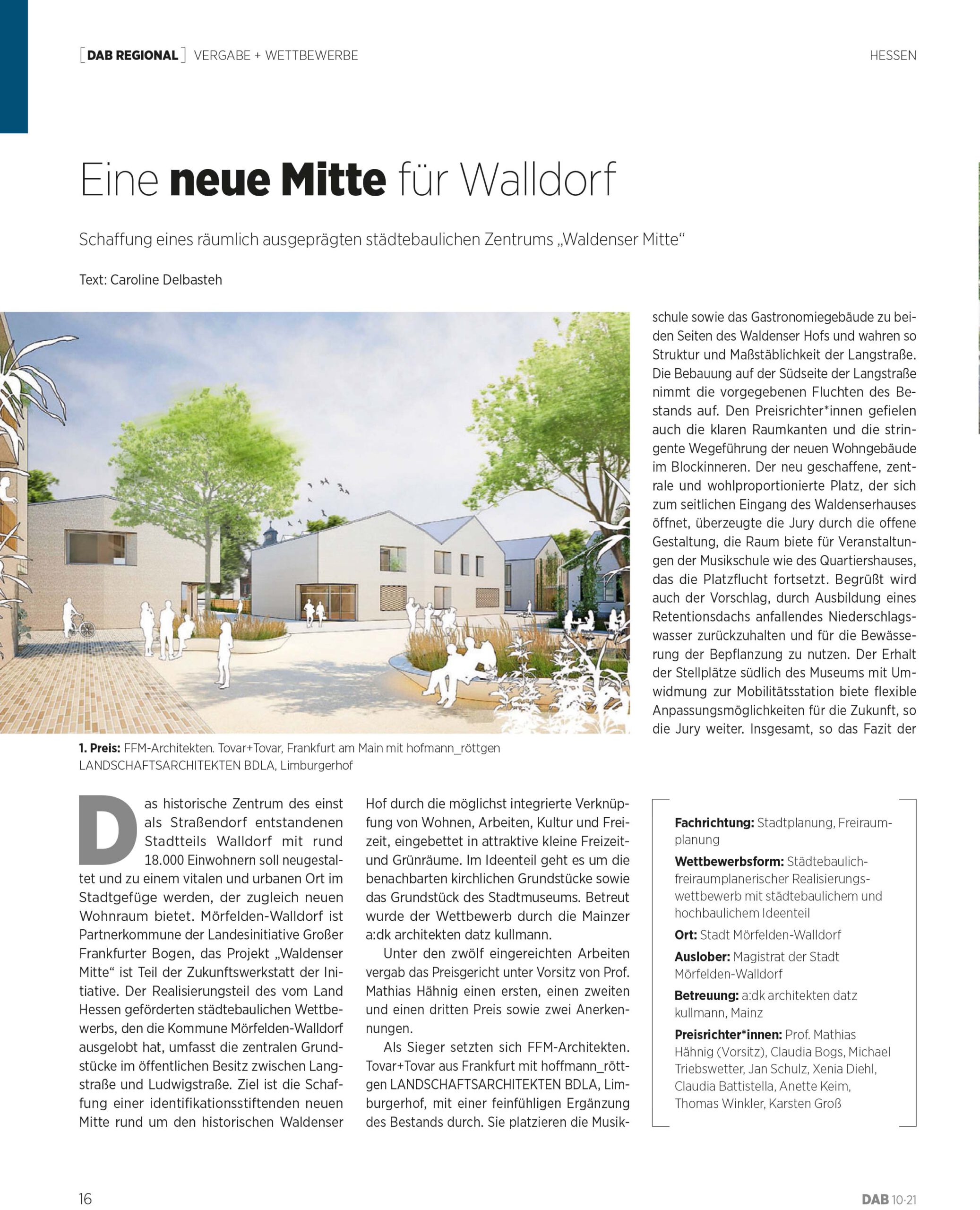 385 Waldenser Mitte DAB AKH FFM-ARCHITEKTEN