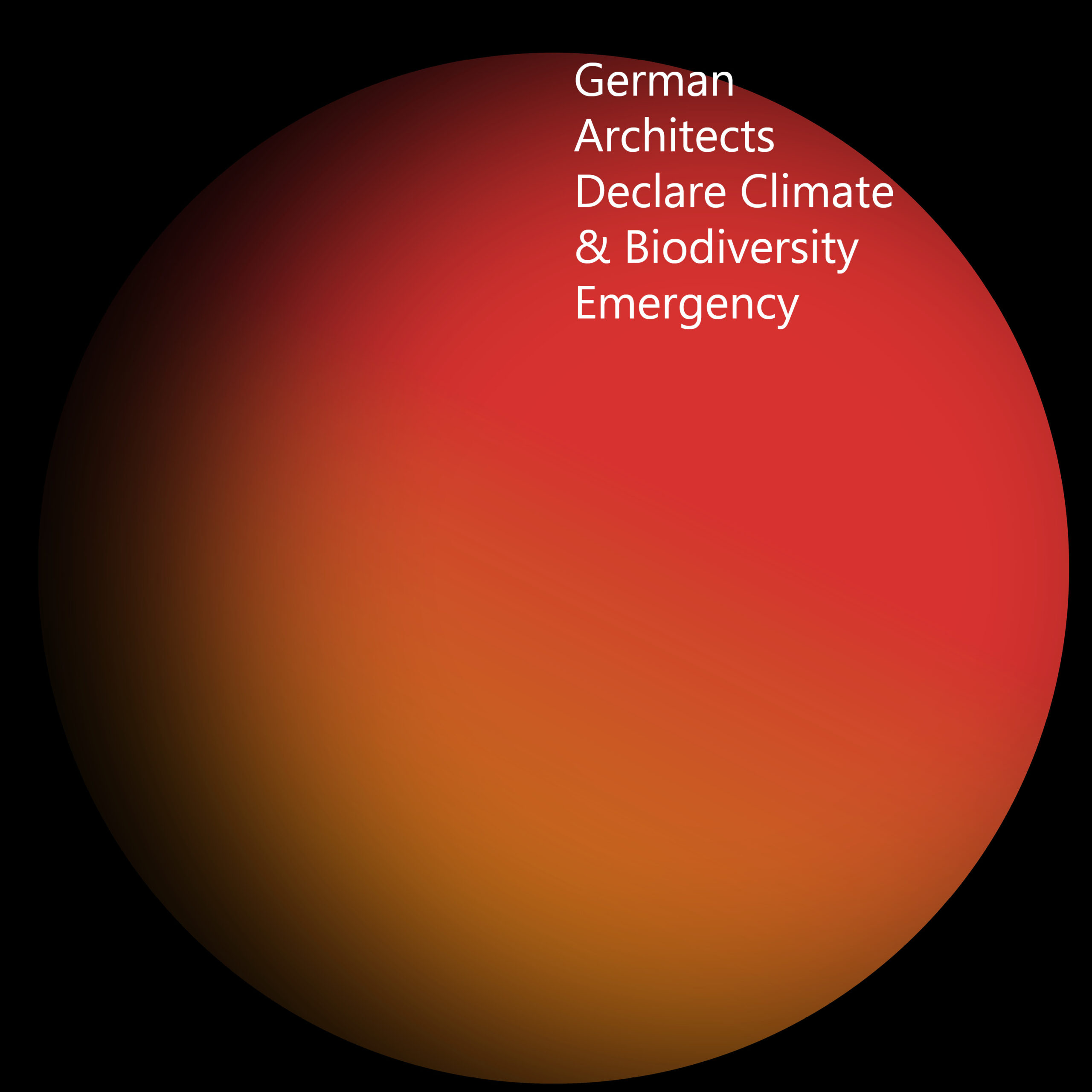 Logo German Architects Declare Climate & Biodiversity Emergency FFM-ARCHITEKTEN