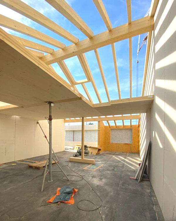 Hessenring Holzkonstruktion Aufstockung FFM-ARCHITEKTEN