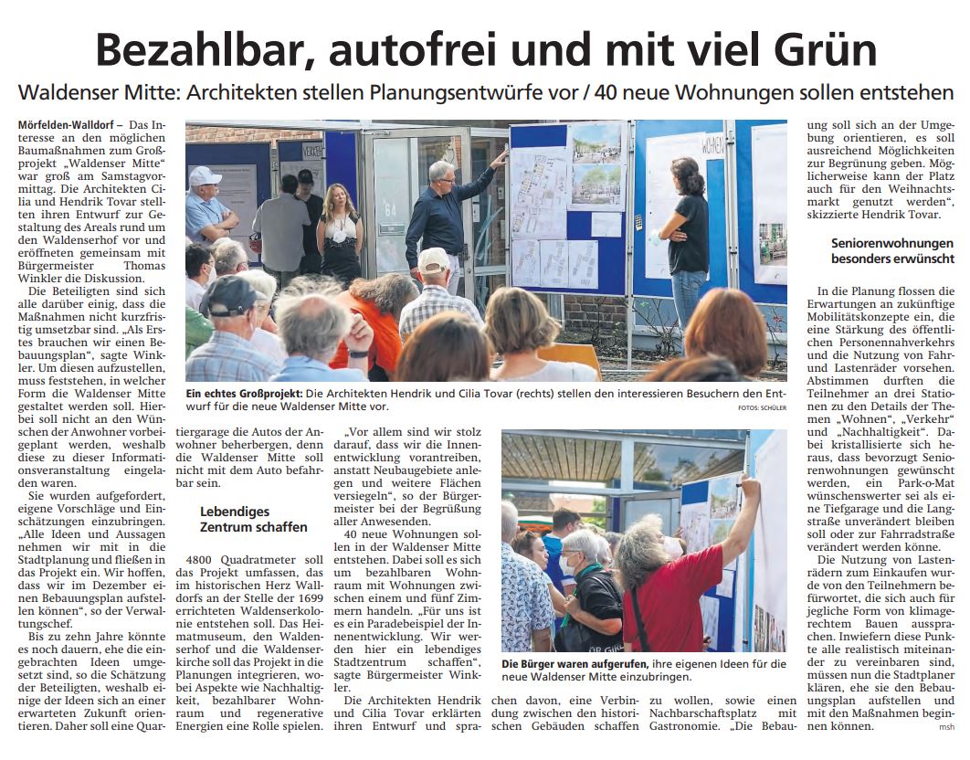 385 Waldenser Mitte FFM-ARCHITEKTEN Freitagsanzeiger